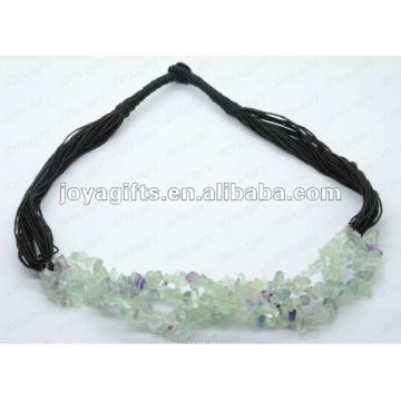 Fluorite Chip Gemstone Necklace